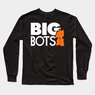 Robot Mecha Logo Parody Gift For Robot Fans Long Sleeve T-Shirt